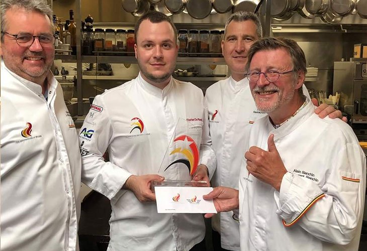 L’Etoile de la Cuisine Belge a reçu son trophée