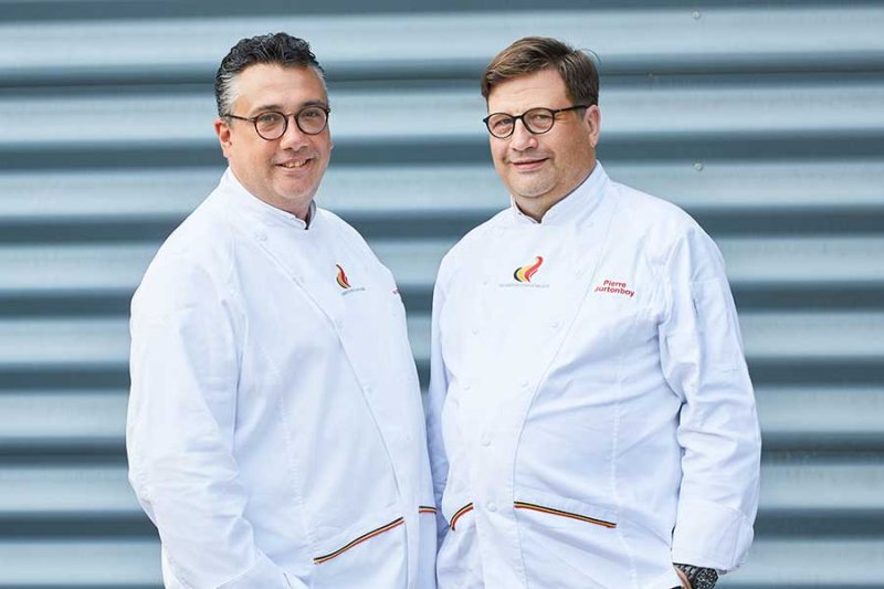 Pierre Burtonboy en Fabrice Vuillemin koken met de groenten van Alain Passard